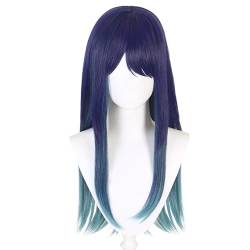 Cosplay Anime Role Play Coser Wig For Kurokawa Akane Long Blue Purple Gradient Hair Heat Resistant Synthetic Wigs von GRACETINA HOO