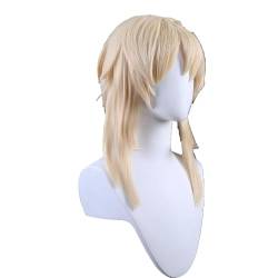 Cosplay Anime Role Play Coser Wig For Lumine Long Blonde Hair Heat Resistant Synthetic Wigs von GRACETINA HOO