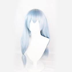 Cosplay Anime Role Play Coser Wig For Mahito Long Grey-Blue Hair Heat Resistant Synthetic Wigs von GRACETINA HOO