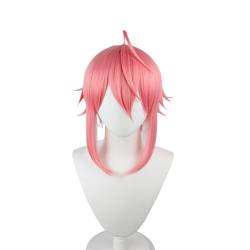 Cosplay Anime Role Play Coser Wig For Tori Himemiya Short Pink Hair Heat Resistant Synthetic Wigs von GRACETINA HOO