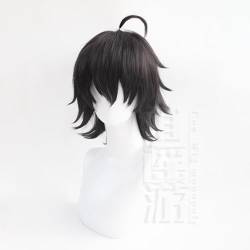 Cosplay Anime Role Play Wig For Identity ⅴ Patient Short Black Hair Heat Resistant Synthetic Wigs von GRACETINA HOO