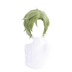 Cosplay Anime Role Play Wig For Olivine Nu: Carnival Short Green Hair Heat Resistant Synthetic Wigs von GRACETINA HOO