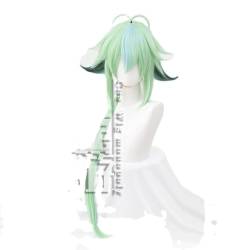 Cosplay Anime Role Play Wig For Sucrose Green Gradient Long Hair Heat Resistant Synthetic Wigs von GRACETINA HOO