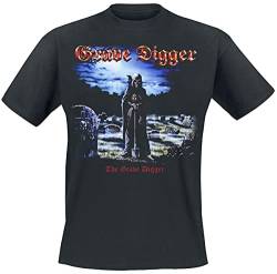 Grave Digger The Männer T-Shirt schwarz L 100% Baumwolle Band-Merch, Bands von GRAVE DIGGER