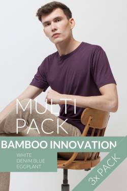 3er Pack "Bambus Colour Mix", Bambus, Baumwolle von GREEN SHIRTS