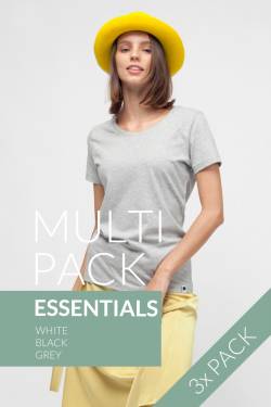 3er Pack "Essential Colour Mix", Baumwolle von GREEN SHIRTS