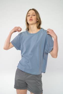 Relaxed T-Shirt aus Bio Baumwolle, Baumwolle von GREEN SHIRTS