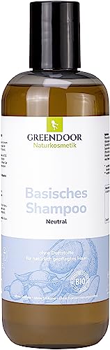 GREENDOOR Bio Natur Shampoo Neutral SPARPACKUNG 500ml normales Haar, Haarshampoo ohne Duftstoffe Sulfate Silikon, basische Haarpflege natürlich ohne Tierversuche von GREENDOOR