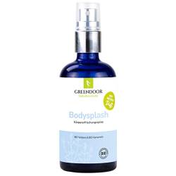 GREENDOOR Body Splash, natürliches veganes Körper Erfrischungs-Spray 100ml, Neuer Duft, Körper-Spray ohne Aluminium, Körperdeo Bodysplash mit Bio Verbene und BIO Hamamelis, Naturkosmetik aus der Manufaktur, Natur von GREENDOOR