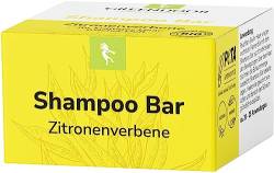 GREENDOOR Naturkosmetik Shampoo Bar Zitronenverbene 75g vegan, festes mildes Haarshampoo ohne Silikone für alle Haartypen, natürliche unisex Haarpflege mit Bio Sheabutter & Aloe Vera von GREENDOOR