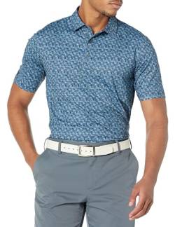 Greg Norman Collection Men's Cayman Palm ML75 Polo, Navy von GREG NORMAN