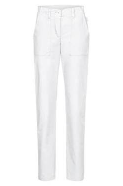 GREIFF Care Unisex Hose Weiss Regular Fit 50% Baumwolle 50% Polyester Modell 5333 für Damen und Herren Größe M von GREIFF