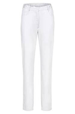 GREIFF Damen Hose RF Regular Fit - 5 Pocket - Schnitt - Gummibund hinten, Weiß, Größe 38 von GREIFF