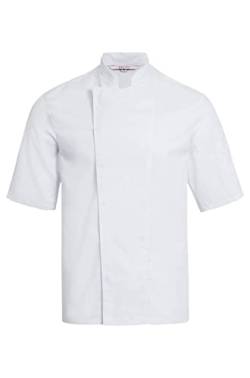GREIFF Gastro Moda Herren Cuisine Basic Kochjacke Halbarm Regular Fit Weiß Modell 5562 Größe S von GREIFF