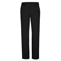 GREIFF Größe 56 Corporate Wear Casual Herren Chinohose Regular Fit Schwarz Modell 1320 von GREIFF