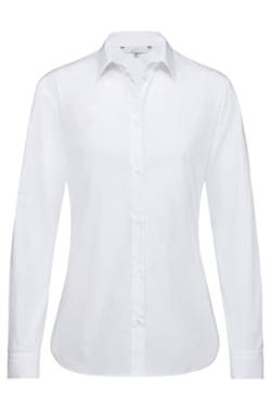 Greiff Corporate Wear Simple Damen Bluse Regular Fit Langarm Weiss Modell 6594 Größe 34 von GREIFF