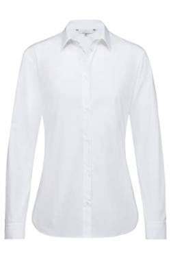 Greiff Corporate Wear Simple Damen Bluse Regular Fit Langarm Weiss Modell 6594 Größe 40 von GREIFF