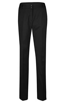 Greiff Größe 36 Corporate Wear Basic Damen Hose Slim Fit Schwarz Modell 1358 von GREIFF