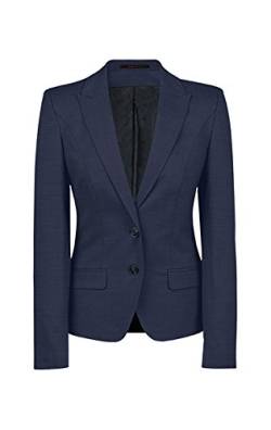 Greiff Größe 38 Corporate Wear Modern Damen Blazer Regular Fit Dunkelblau Modell 1424 von GREIFF