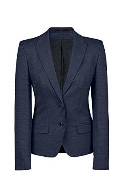 Greiff Größe 38 Corporate Wear Modern Damen Blazer Regular Fit Marine Pinpoint Modell 1424 von GREIFF