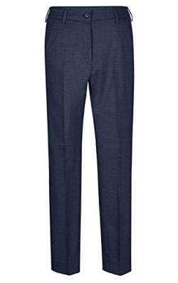 Greiff Größe 38 Corporate Wear Modern Damen Hose Slim Fit Marine Pinpoint Modell 1374 von GREIFF