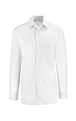 Greiff Größe 39/40 Corporate Wear Basic Herren Hemd Regular Fit Langarm Weiß Modell 6665 von GREIFF