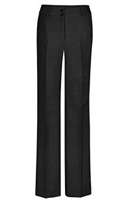 Greiff Größe 44 Corporate Wear Modern Damen Hose Regular Fit Schwarz Modell 1357 von GREIFF