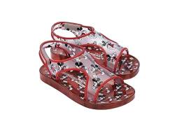 melissa Mini Acqua + Mickey Mouse INF Flache Sandale, rot, 35 EU von GRENDENE