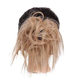 Brötchen Haarteil Synthetische zerzauste Hochsteckfrisur, Messy Bun-Haarteile, Haargummis, Haarverlängerungen mit elastischem Band, Pferdeschwanz-Haarverlängerungen for Frauen Brötchen Haarteil (Colo von GRFIT