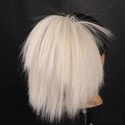 Brötchen Haarteil Synthetisches hochelastisches Gummiband Messy Bun Fake Hair Straight Donut Scrunchie Chignon for Frauen Hochsteckfrisur Haarteil Brötchen Haarteil (Color : 60) von GRFIT