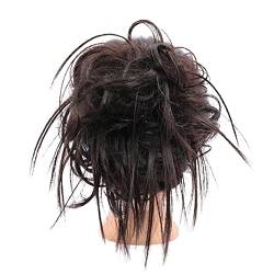 Haarteil Haarverlängerung Synthetische zerzauste Hochsteckfrisur, Messy Bun-Haarteile, Haargummis, Haarverlängerungen mit elastischem Band, Pferdeschwanz-Haarverlängerungen for Frauen Haarteil Haargum von GRFIT