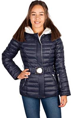 GRIMADA 932 Damen Steppjacke Daunenjacke TARORE mit Kapuze (40, blau) von GRIMADA