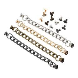 GRIRIW 4 Stück Handy Hülle Ketten Schnalle Golddekor Handyhülle Kette Schildkröten-kostümzubehör Diy-handyhüllenkette Goldendoodle-zubehör Handy Fingerschlaufe Telefon Metall Halter von GRIRIW