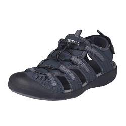 GRITION Trekkingsandalen Herren Wandern Sandalen Größe Outdoor Sport Wandersandalen Schnell Trocken Toecap Sommer Strand Schuhe MEHRWEG (40 EU, Marine) von GRITION