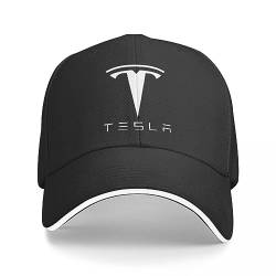 GRONGU Auto-Baseballmütze, Für Tesla Model 3 X S Y, Herren-Damen-Unisex-Baseballmützen,Black- von GRONGU