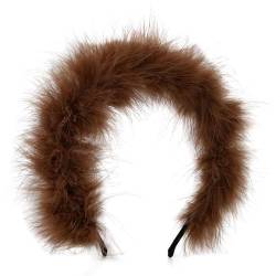 GRONGU Feder Haarbänder Stirnband Weihnachts Haarband Partyzubehör Für Frauen Haar Accessoires Kostümparty Stirnbänder Weihnachts Stirnband von GRONGU