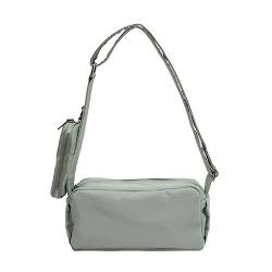 GRONGU Make-up Tasche Nylon Schulter Taschen Frauen Mädchen Taschen Dame Geldbörse Crossbody Tasche Reisetasche Tasche, grün von GRONGU