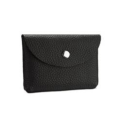 Portable Credit Card Holder Wallet Coin Purse for Men Women Small Change Pocket Money Bag Card Holder, Schwarz , single layer von GRONGU