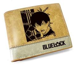 GROUSER Blue Lock Manga Geldbörse Damen Chigiri Hyoma Rensuke Bifold Geldbörsen Herren Bachira Meguru Isagi Yoichi Billfold, 01 Billfold, Einheitsgröße, Casual von GROUSER