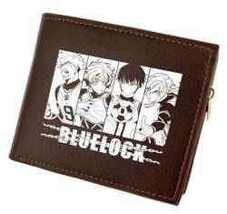 GROUSER Bluelock Bifold Wallets Bachira Rensuke Manga Geldbörsen Anime Football Striker Isagi Yoichi Rin Itoshi Billfold, 05 Bluelock Geldbörse, Einheitsgröße, Casual von GROUSER