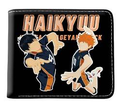 GROUSER Haikyuu Anime Bifold Wallets Oikawa Tooru Hinata Shoyo Manga Geldbörse Tobio Kageyama Kotaro Bokuto Karasuno Billfold, 07 Haikyuu Billfold, Einheitsgröße, Casual von GROUSER