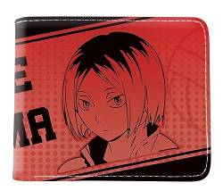 GROUSER Haikyuu Anime Bifold Wallets Oikawa Tooru Hinata Shoyo Manga Geldbörse Tobio Kageyama Kotaro Bokuto Karasuno Billfold, 14 Haikyuu Billfold, Einheitsgröße, Casual von GROUSER