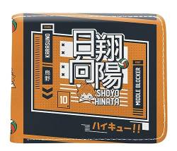 GROUSER Haikyuu Anime Bifold Wallets Oikawa Tooru Hinata Shoyo Manga Geldbörse Tobio Kageyama Kotaro Bokuto Karasuno Billfold, 23 Haikyuu Billfold, Einheitsgröße, Casual von GROUSER