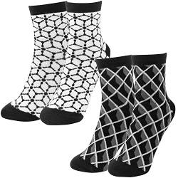 GRUSS & CO 47577 Socken-Set Motiv Schwarz-Weiß, Herrensocken und Damensocken, Geschenkset, Standard von GRUSS & CO