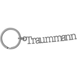 GRUSS & CO Sheepworld, 47036 - Schlüsselanhänger, Traummann, Metall, Größe mit Schlüsselring: 9,6cm x 3cm, Farbe: Silber von GRUSS & CO