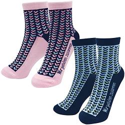 GRUSS & CO Unisex Sockenset 2 Socken, Größe 36-40 und 41-46 | Geschenk für Paare | 47338 Geschenkset, Mehrfarbig von GRUSS & CO