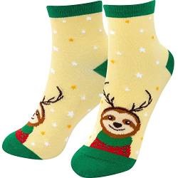 GRUSS & CO Zaubersocken Kinder Motiv Faultier | Kindersocken, Größe 30-35, mehrfarbig | Geschenk, Kindergeburtstag | 51107 von GRUSS & CO