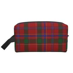 Make-up-Tasche, Munro Monroe Tartan Reise-Kosmetiktasche, Kulturbeutel, tragbarer Make-up-Taschen-Organizer von GRatka