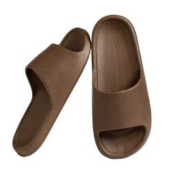 GSCLZ Sandale Pantoffeln Weiche, dicke Sohlen-Hausschuhe, Damen-Sommermode, Hausschuhe, Heim-Sandalen, Herren-Strandschuhe, Flip-Flops Damen Sandale Hausschuhe(Color:2.5cm Brown,Size:40-41) von GSCLZ
