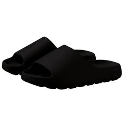 GSCLZ Sandale Pantoffeln Weiche, dicke Sohlen-Hausschuhe, Damen-Sommermode, Hausschuhe, Heim-Sandalen, Herren-Strandschuhe, Flip-Flops Damen Sandale Hausschuhe(Color:3.5cm Black,Size:38-39) von GSCLZ